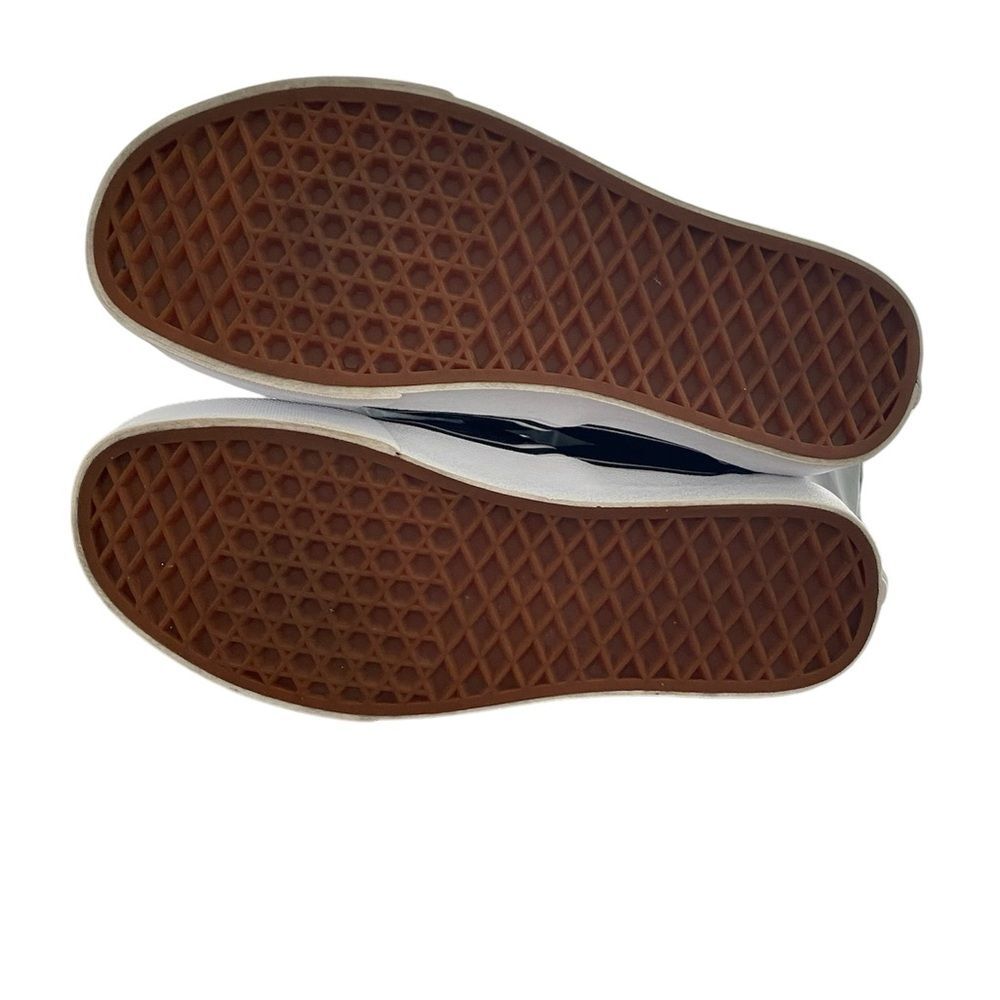 VANS Suiting Black & True White Slip-On Shoes‎ unisex Men 6.5 Women Sz 8.0 - Picture 8 of 10